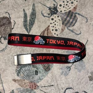 Tokyo Japan Black and Red Belt